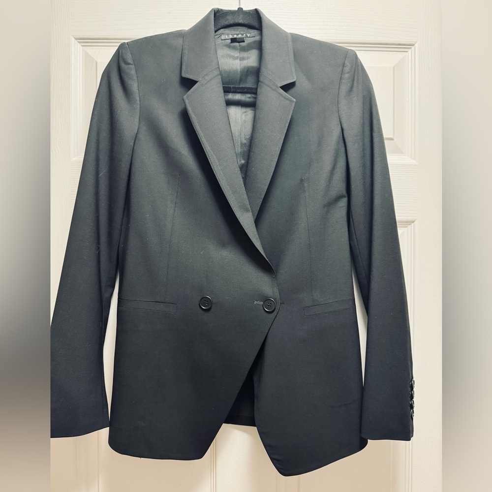 Theory Edition 2 Elkaey W Blazer in Black